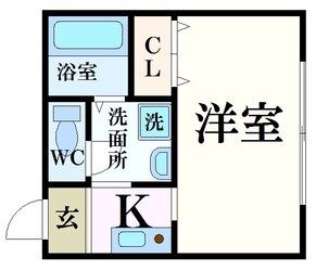 ザシティキューブの物件間取画像